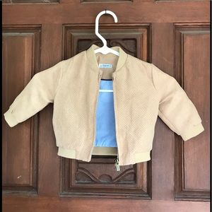 Mayoral tan boys jacket. Size 6 months.